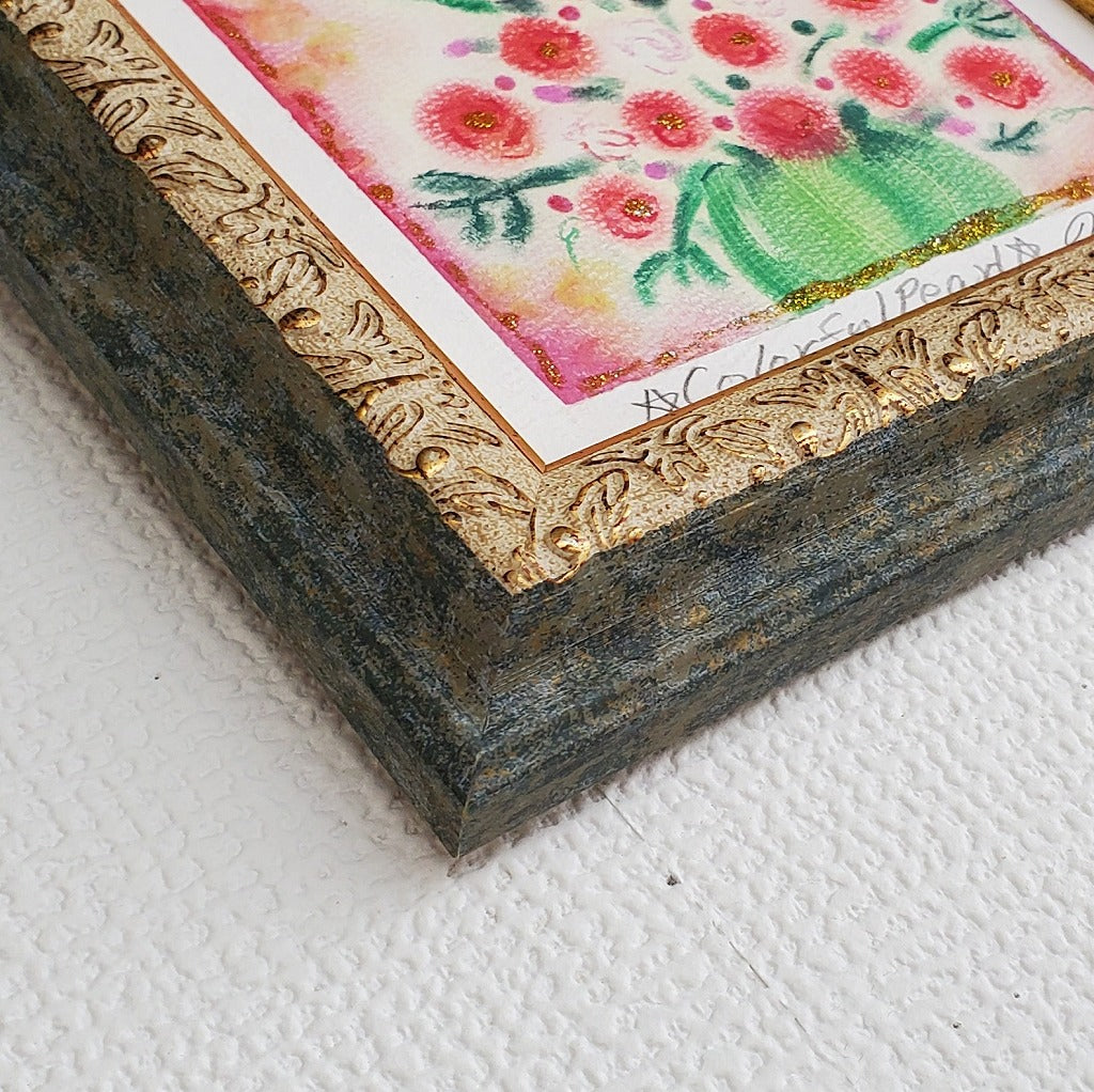 ミニ薔薇の花瓶