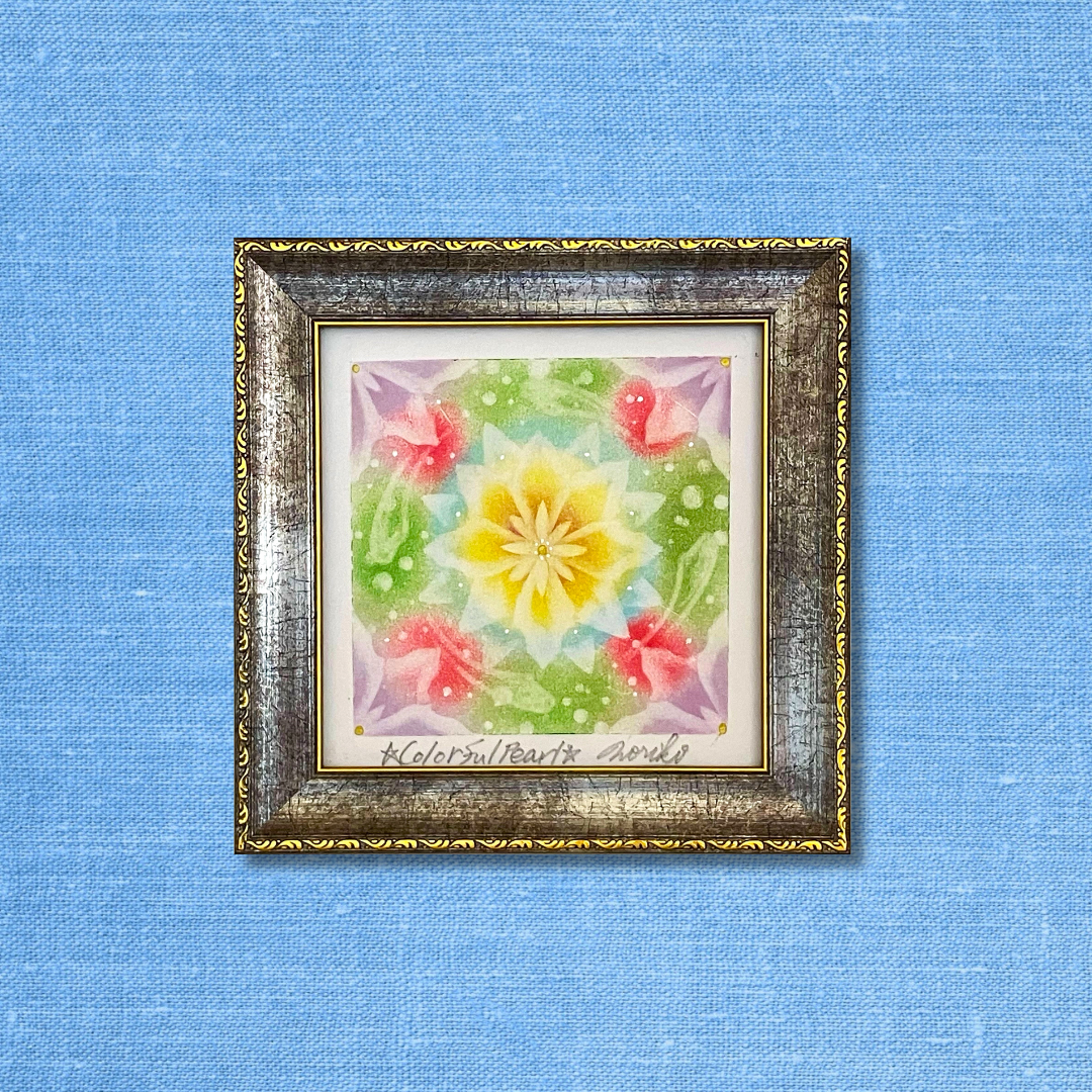 パステル画曼荼羅アートⅤ