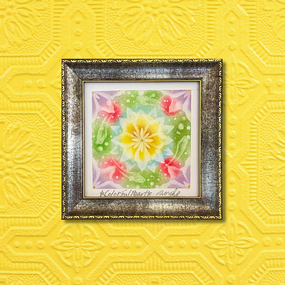 パステル画曼荼羅アートⅤ