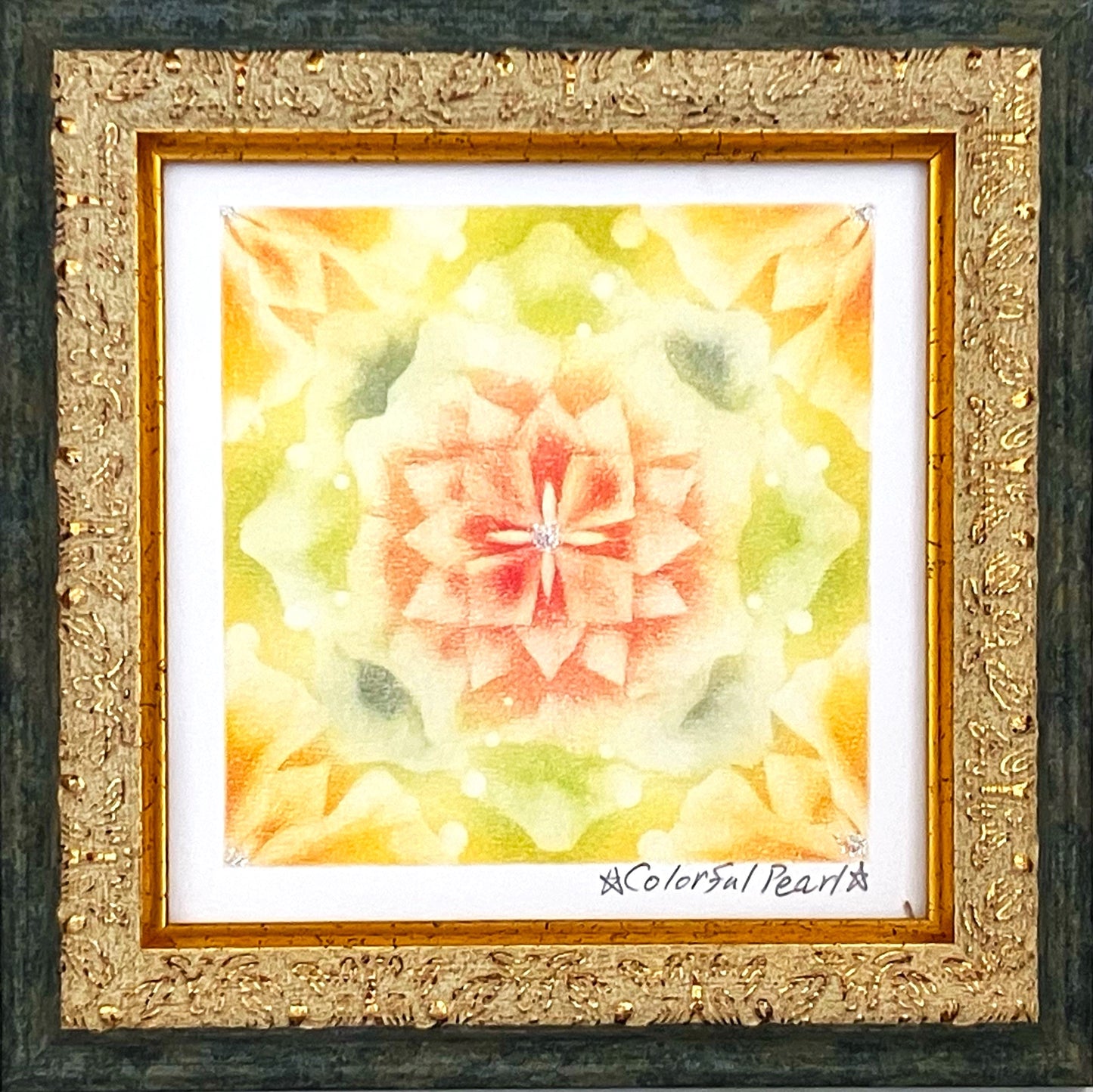 パステル画曼荼羅アートⅣ